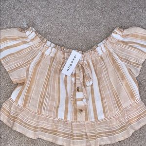 Pacsun off the shoulder top